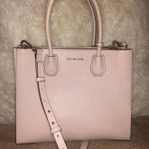 Soft Pink Michael Kors Large Convertible Tote